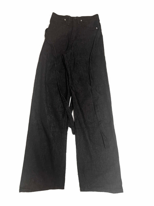 4 pockets black denim