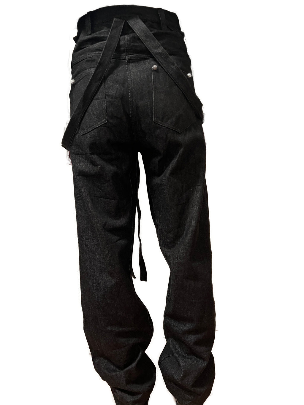 4 pockets black denim